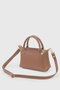 Zoozie Bags Bolso de Hombro de Cuero PU Marrón